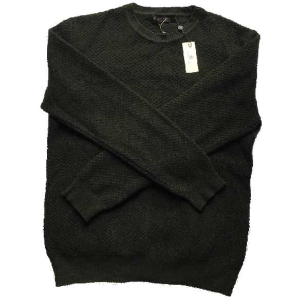 AG Jeans Crewneck Cashmere Wool Knit Sweater Med - Picture 3 of 7